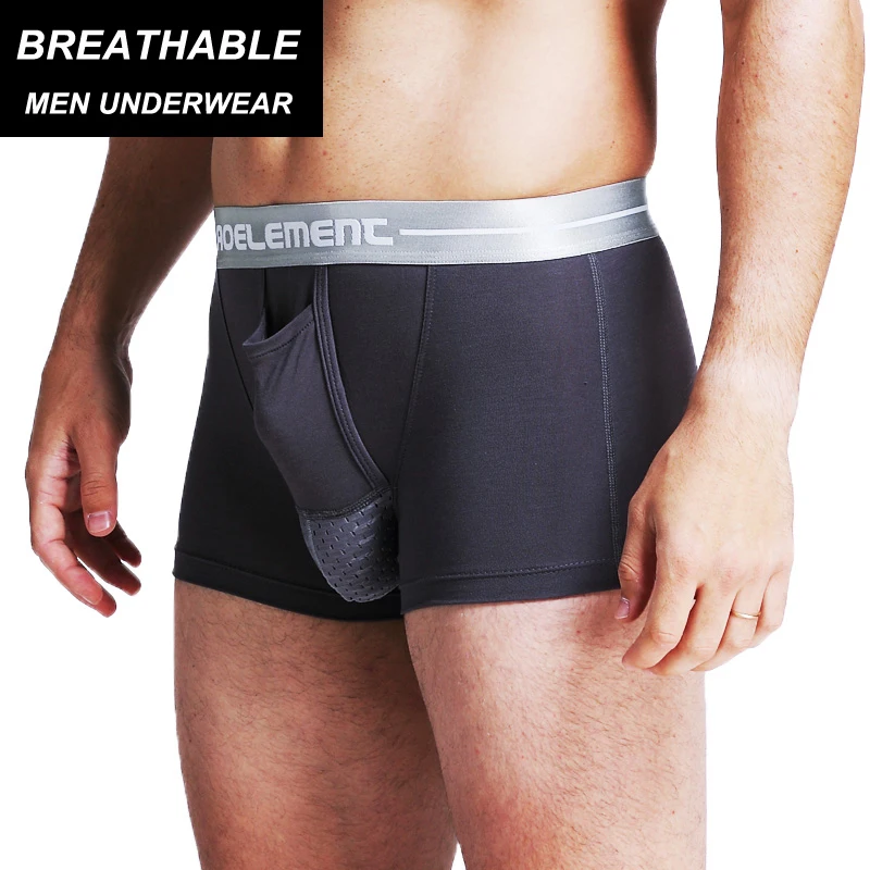 

DEWVKV Brand Boxer Mens Underwear Modal Man Big Short Colorful Breathable Solid Fexible Shorts Boxer Black Blue Underpants 2019