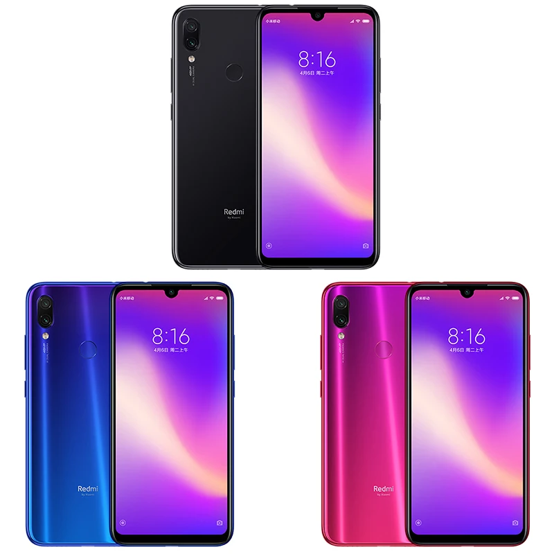 Телефон Xiaomi Redmi Note 7 Pro глобальная прошивка 6 ГБ ОЗУ 128 ПЗУ восьмиядерный процессор