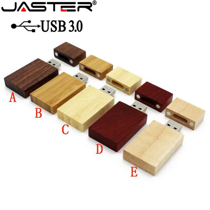 USB 3 0 (более 10 шт бесплатный логотип) деревянный блок флэш накопитель красного