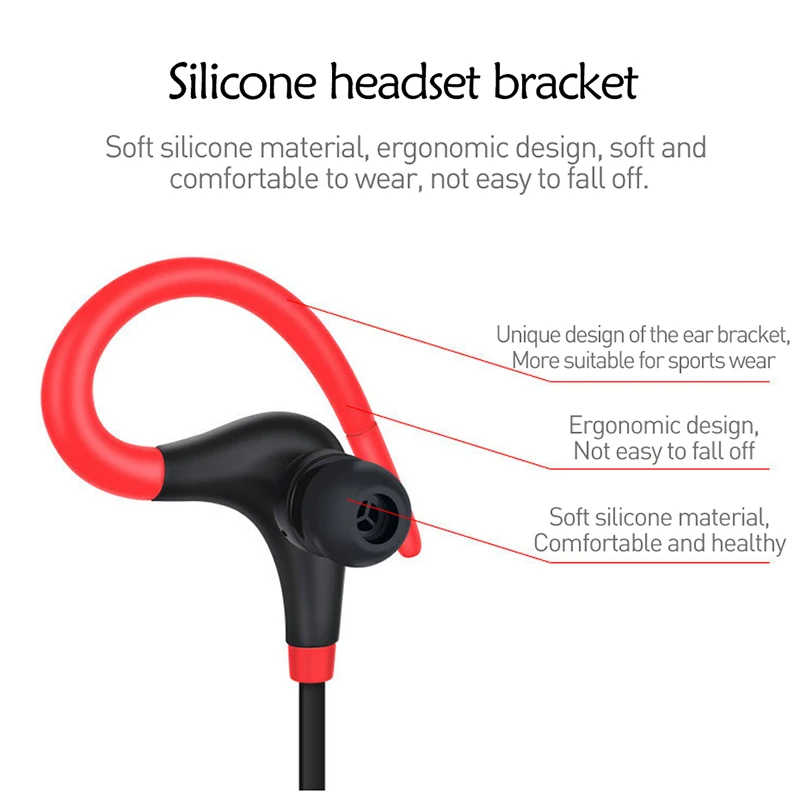Новые спортивные Bluetooth наушники беспроводные шумоподавление с микрофоном Nackband