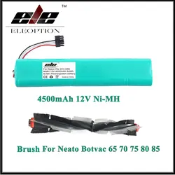 ELEOPTION Ni-MH 12 В 4500 мАч Батарея для Neato botvac 70e 75 80 85 d75 D8 d85 Пылесосы для автомобиля с комбо щетины лезвия Кисточки