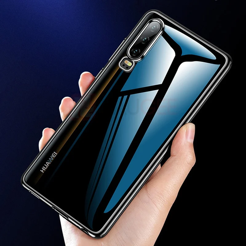 

Ultra Thin Soft Frame Case Shockproof Fundas Case Coque Hard Back Cover Case for Huawei Mate 20 Pro 0428A
