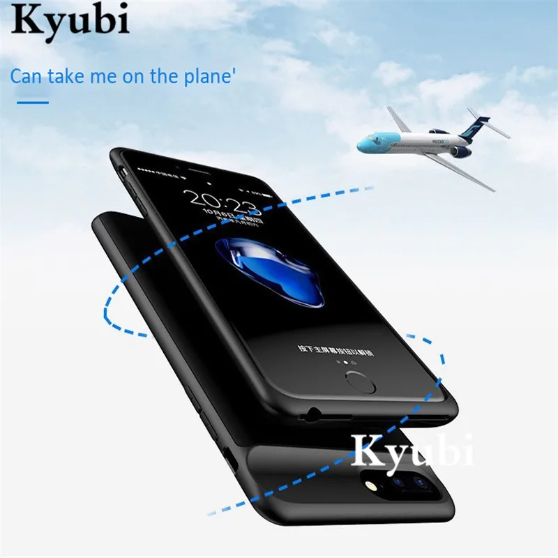 

Battery Case For iPhone 7 8 5000mAh Luxury Ultra Thin External Battery Pack Backup Charger Case For iPhone 6 6S Power Bank Case