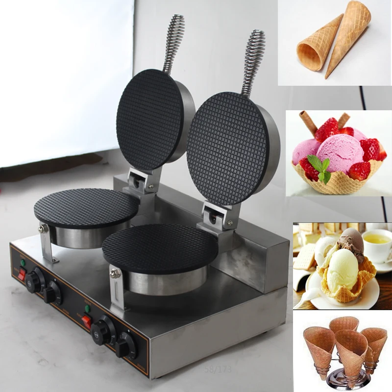 ice cream waffle cone making machine