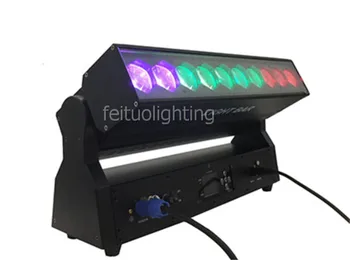 

colorful wedding linear wall washer 10x30w rgbw 4 in 1 zoom led washer wall lighting controlled individual