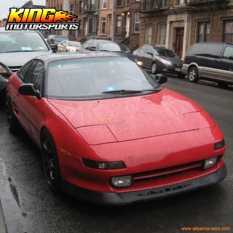 Подходит для 91-95 92 93 Toyota MR2 W20 Aero Стиль переднего бампера спойлер кузов PU уретан