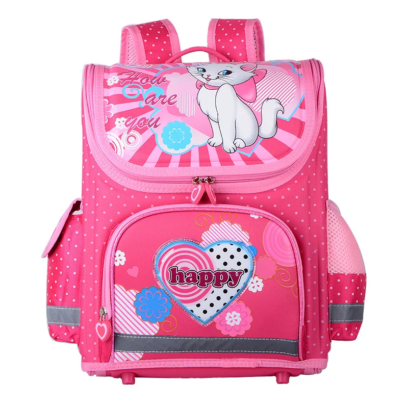 2016 School Bag Orthopedic Girls Princess Children School Bags Butterfly the First Monster High School Backpack Mochila Infantil