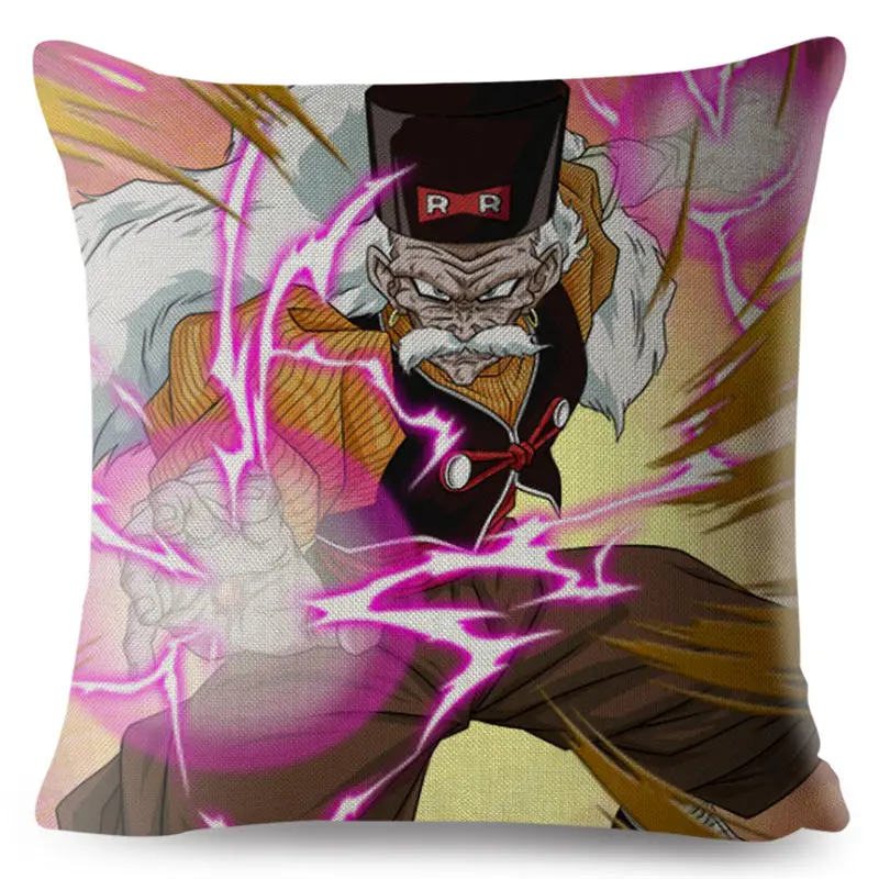 Красочные Dragon Ball сын Goku vegeta Чехлы Home Decor чехол для подушки с мультяшным принтом японский подушки с аниме для софы 45*45 см - Цвет: 18