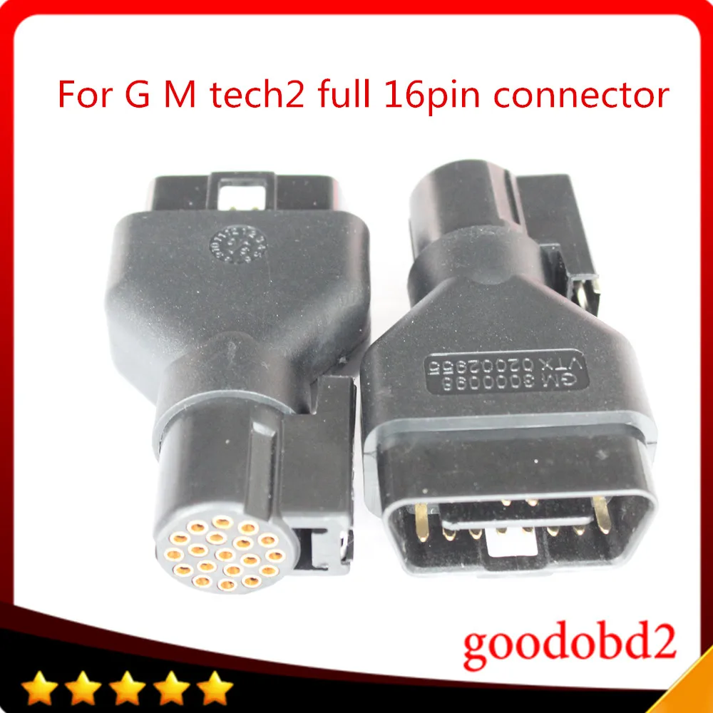 Автомобильный OBD2 16PIN разъем для GM TECH2 диагностический инструмент 16 PIN адаптер TECH 2
