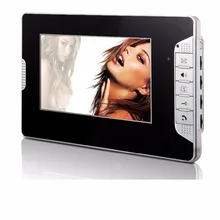 SmartYIBA 7 дюймов ЖК-дисплей Пресс ключ Экран крытый монитор для видео-дверной звонок разблокировки внутренней Системы 800x480 с высоким разрешением домофона