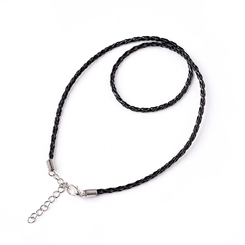 12/100pcs Cords For Jewelry Making Imitation Leather Necklace Cord