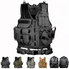 Военная техника тактический охотничий жилет Молл жилет для Wargame для тренировки на открытом воздухе Пейнтбол страйкбол боевой защитный жилет