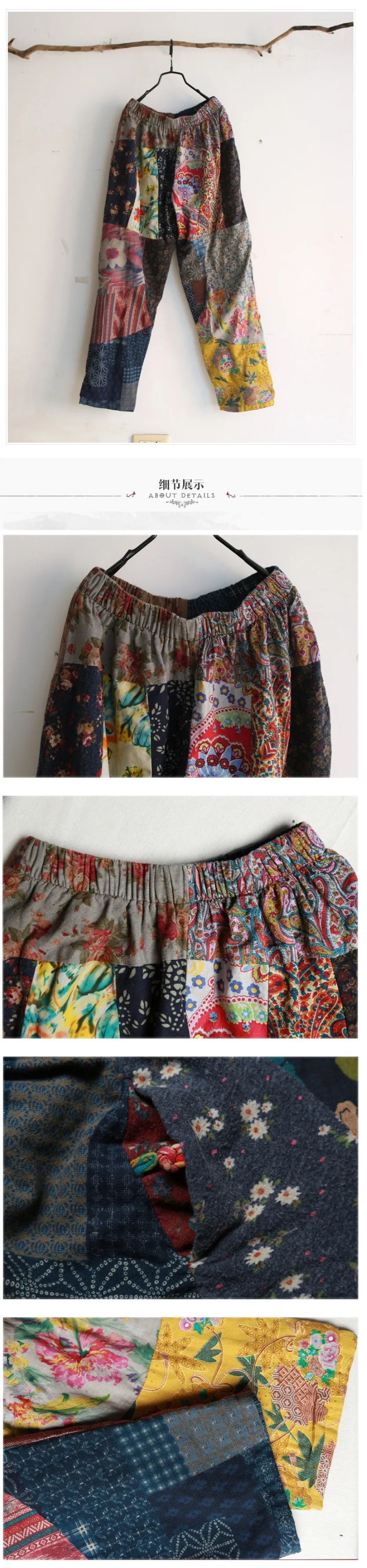 Новинка 2015 года; сезон осень; оригинальный дизайн; 100% хлопок; льняные свободные женские брюки Гарун