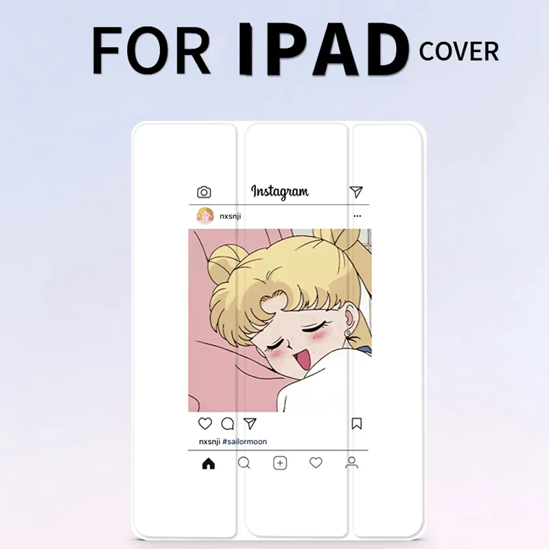 Beauty Girl Магнитный защитный чехол для iPad Pro9.7 &quot10 5 12 9 Air Air2 Mini 1 2 3 4 планшет нового