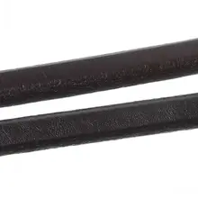 Doreenbeads розница, Воловья кожа, ювелирный шнур, коричневый, 10 мм x 6 мм, 1 м