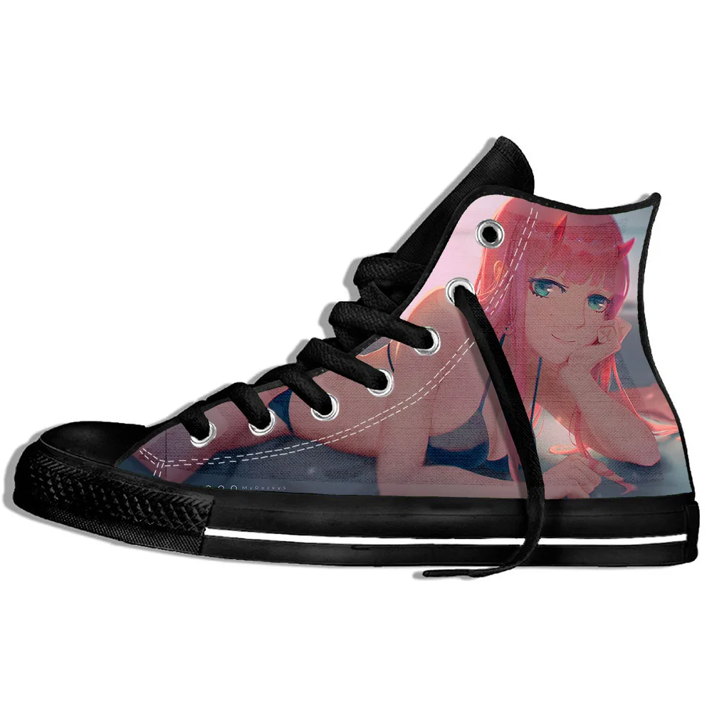 Новинка футболки с 3D принтом DARLING in the FRANXX кроссовки Повседневная обувь лоферы