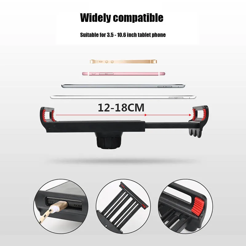  ARVIN Adjustable Tablet Holder Stand For IPad Air Mini Pro 3.5-10.6 Inch Flexible Rotating Lounger 