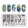 1pc  Nail Stamping Plate Halloween Image Celebration Christmas Snowflake Rectangle Manicure Stamp Template Nail Art Image Plates ► Photo 2/5