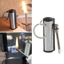 Новая мода постоянный Нападающий Зажигалка матч серебряный металлический брелок