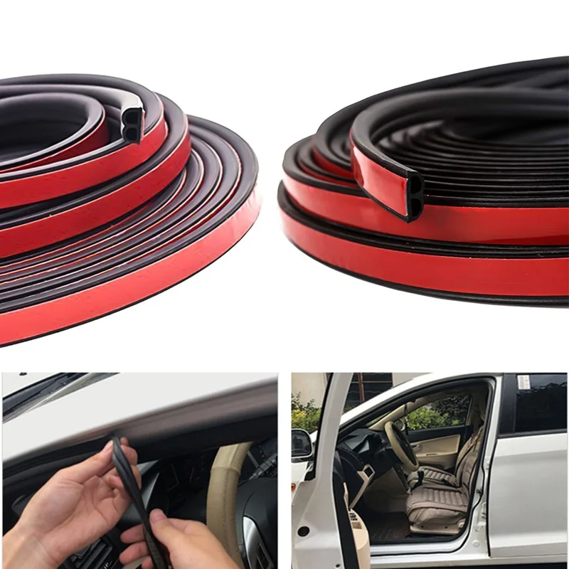 Car Accessories Door Rubber Seal Strips Sticker For Lada granta vesta priora kalina niva largus vaz samara 2106 2108 2109 2110