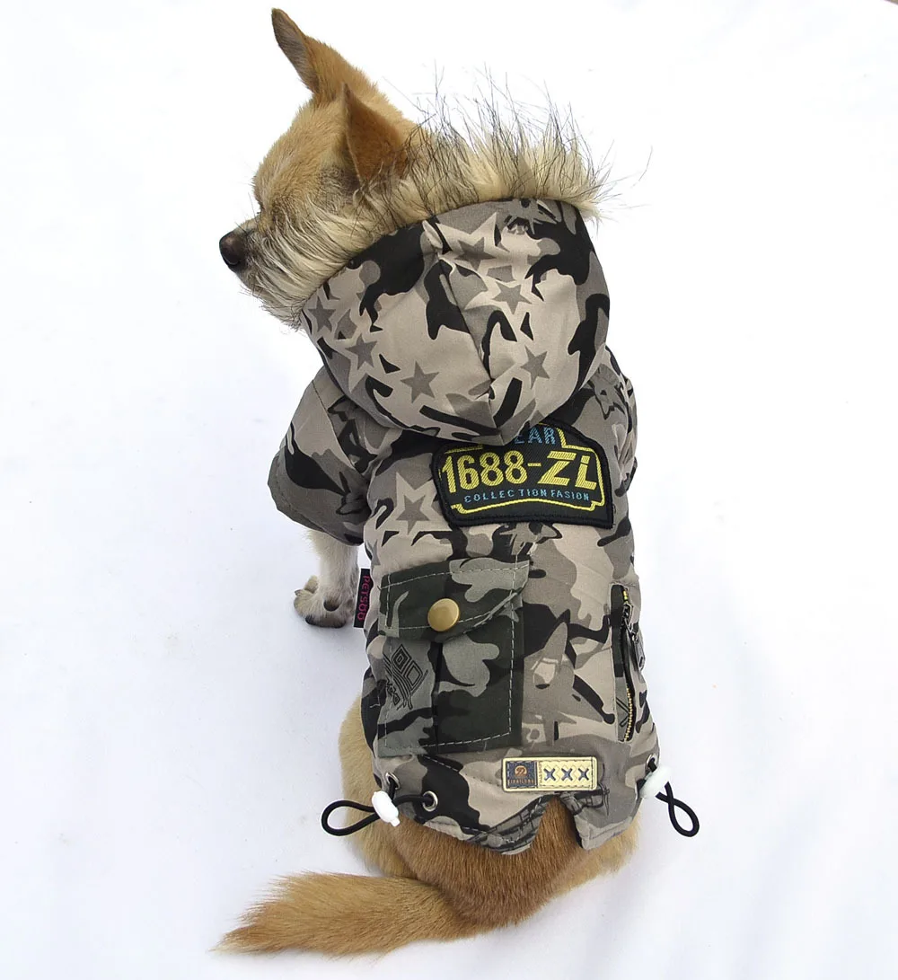 Pet products pet clothes dog jacket dog coats dog camouflage fashion