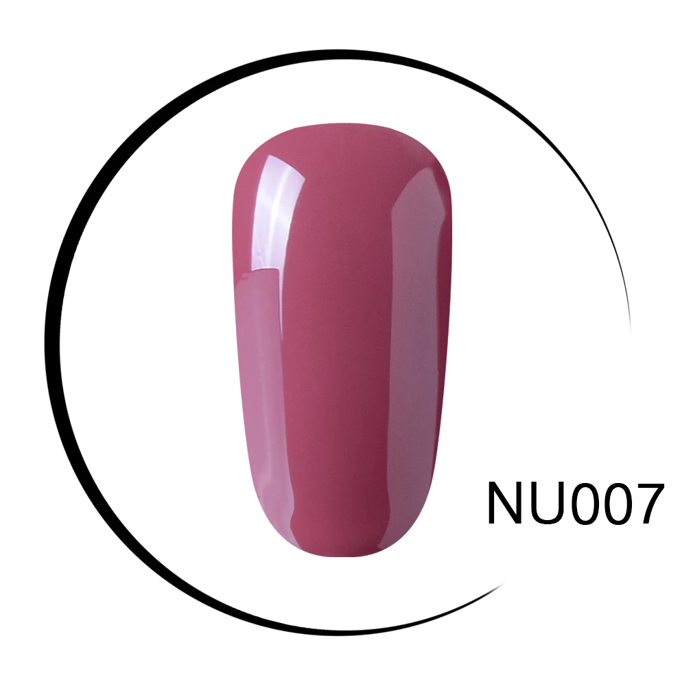 Elite99 Гель-лак замачиваемый УФ светодиодный Гель-лак для ногтей Базовое покрытие 10 мл розовый оранжевый светодиодный лак для ногтей УФ-отверждение Гель-лак - Цвет: NU007