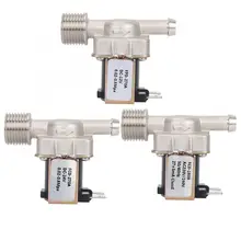 Шаровой клапан 1/" медный Электрический электромагнитный клапан НЗ нормально закрытый Впускной водяной клапан ручной заподлицо клапан