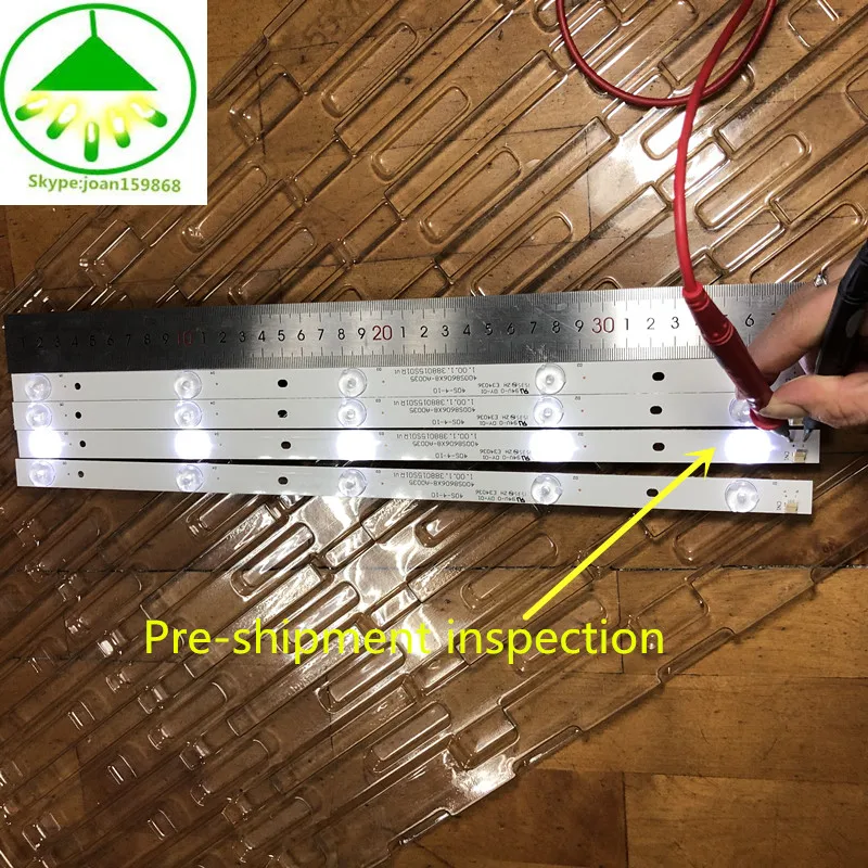 LCD TV backlight bar FOR 400S8606X8-A0035 E34036 40S-4-10 1.00.1.388015S01R V1 94V-O aluminium 100%new | Лампы и освещение