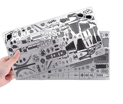Забавный металлический 3D Пазл Wuzhi для самостоятельной сборки лазерная резка