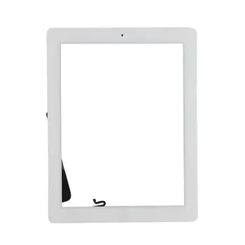 

Replacement Front Panel For iPad 4 Touch Screen Display With Home Button Digitizer Assembly Wholesale Black White 10pcs