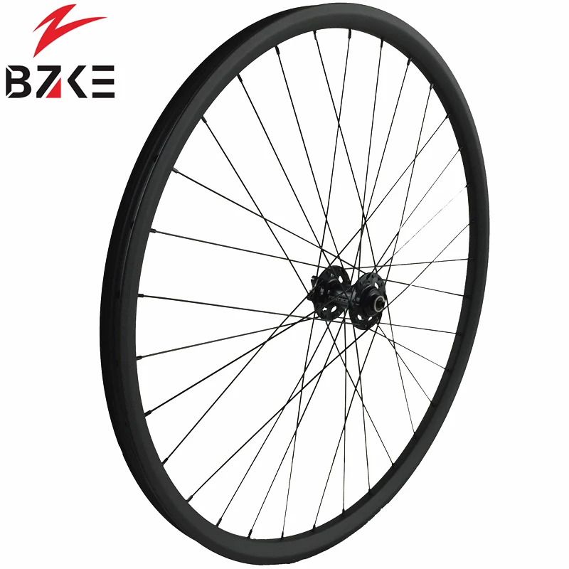 Clearance BZKE carbon fiber 29 mountain bike wheels 35mm width asymmetric carbon disc wheel135mm quick release tubeless 29er mtb wheelset 1