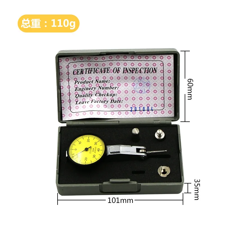 Индикатор проверки циферблата 0-0,8 мм 0,01 мм индикатор набора индикаторов