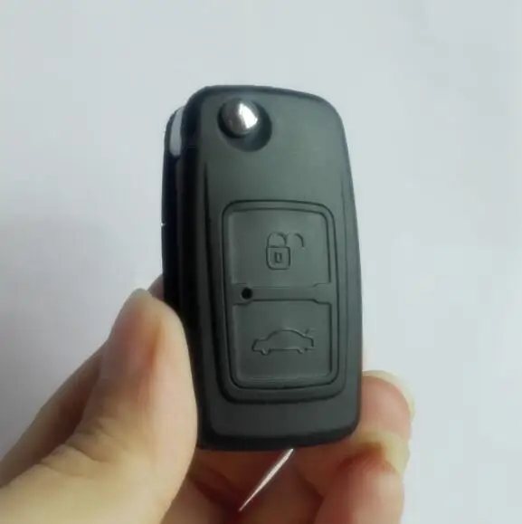

Flip Remote Key Replacement Key Blank Cover Remote Control Folding Key Case Shell Fob A21 blade Fit For Chery A5 With LOGO