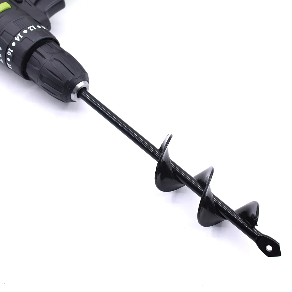 Hole Digger Garden Auger Drill Bit 4*22/4*45 9inch Grass Plug Plant