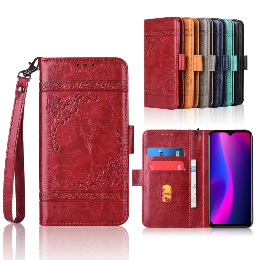 

Wallet case for Blackview A60 cover with Strap,100% special PU Patterned Floral Flip Case With Card Pocket Kickstand case