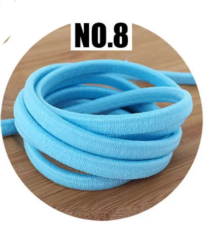 Meetee 5/10/20M 5mm Thickened Color Elastic Rope Rubber Band Thick Elastic Band DIY Head Rope Belt Sew Scrapbooking Accessories - Цвет: NO8