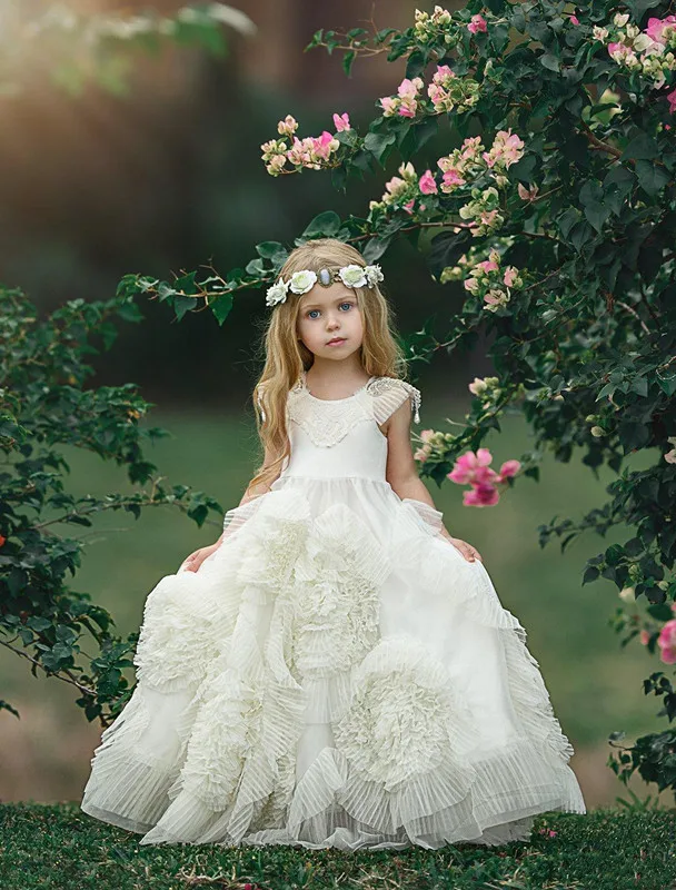Princess-Lovely-Flower-Girl-Dresses-For-Wedding-Tiered-Tulle-Lace-Beads-Pageant-Gowns-Girls-Party-Dress