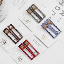 2 шт. прямоугольная заколка для волос, зажим для волос, заколка для женщин и девочек, геометрические Винтажные заколки для волос, декоративные аксессуары для волос