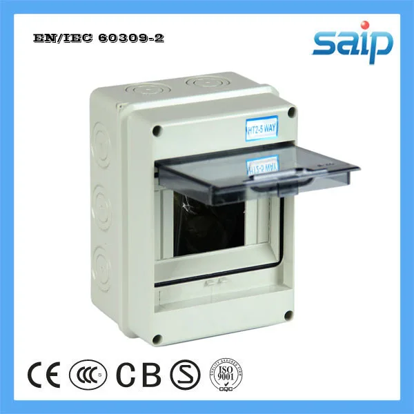 

One Piece Selling 5 Ways Waterproof ABS Plastic Distribution Box Mini Circuit Breaker Box 150*110*90 mm