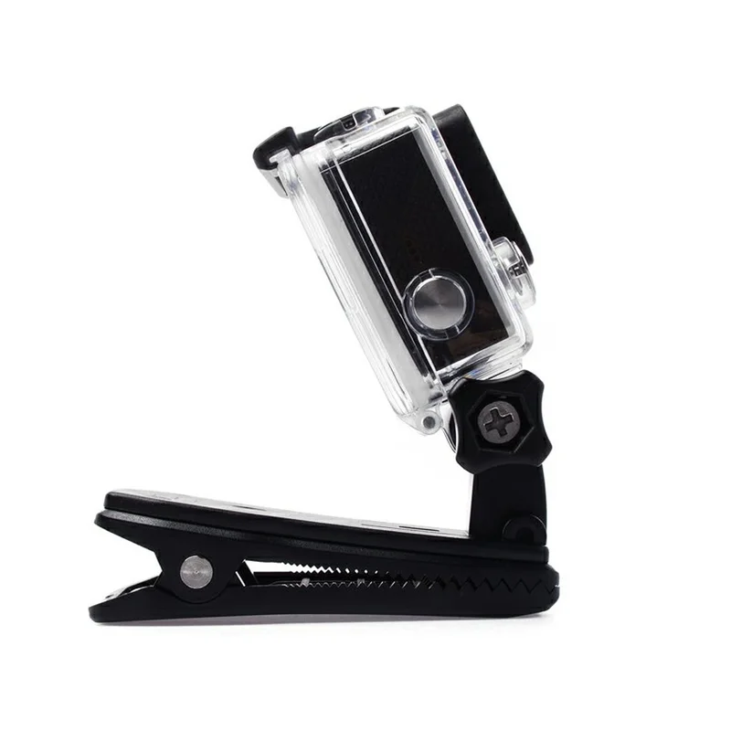 Зажим для экшн камеры GoPro Hero 7 6 5 4 крепление на 360 градусов вращающийся зажим