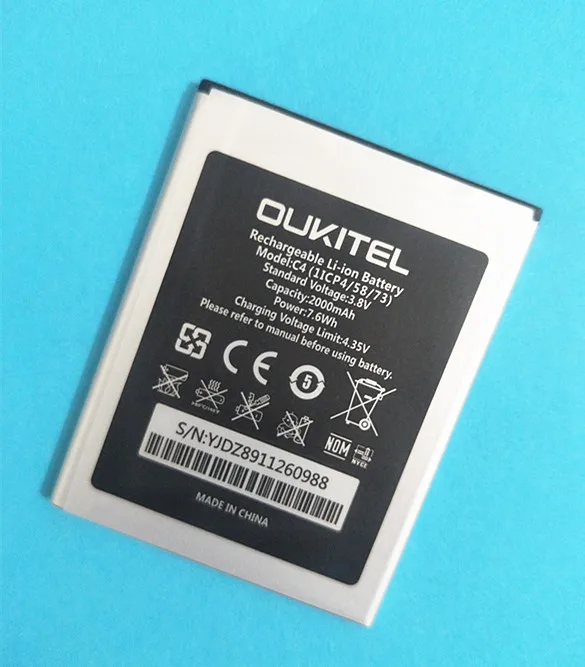 

B-TAIHENG New 3.8V 2000mAh Oukitel C3 battery for Oukitel C3 /C3 plus Smart phone battery