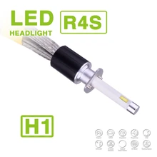 1 компл. H1 90 Вт 10400lm r4s светодиодный фар Super Slim Conversion Kit faneless чистый белый 6000 К 45 Вт 5200lm вождение автомобиля Противотуманные огни лампы