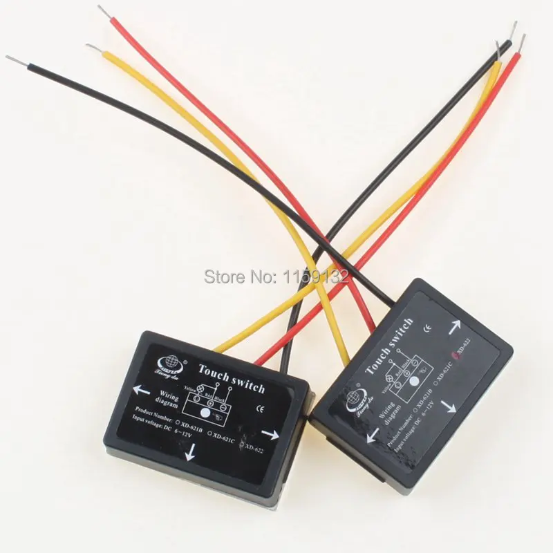 

2pcs 12V 36W XD-622 LED Lamp On/Off Touch Switch Sensor