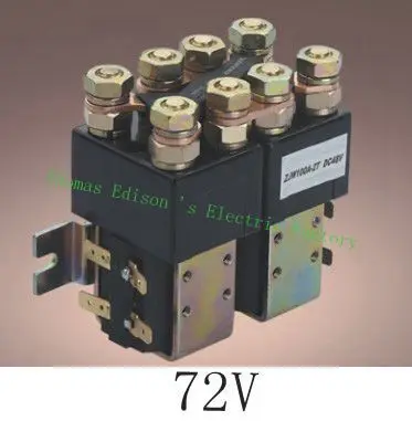 

SW822 Coil Voltage 72V 100A ZJW100JT DC Contactor for PUMP motor forklift electromobile grab wehicle car