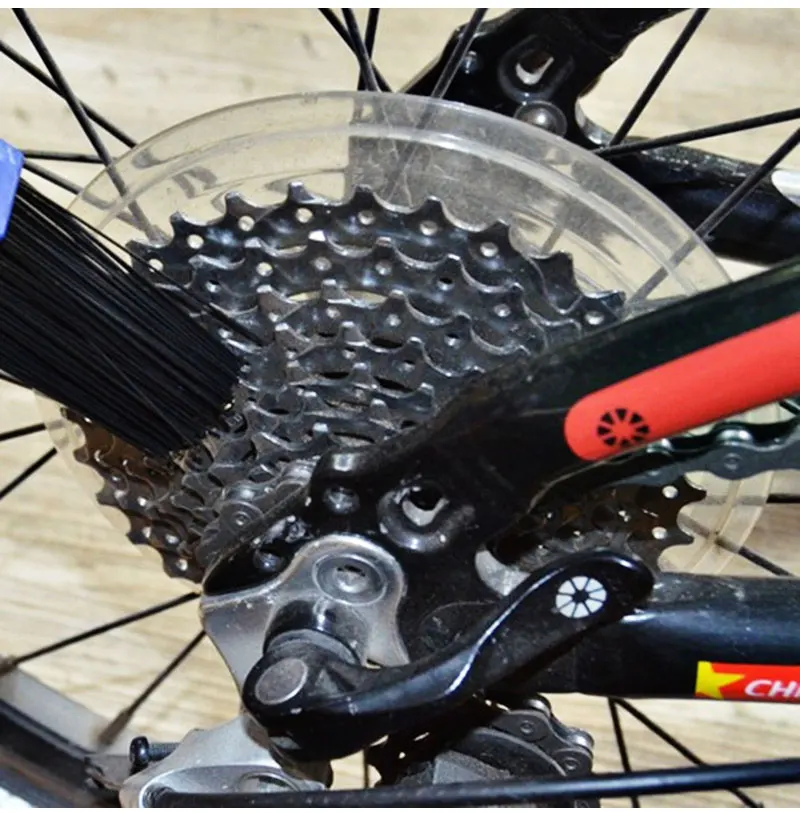 Цепь Мотоцикла очиститель цикл щетка для велосипедной цепи инструмент для очистки велосипеда обслуживание щетка для Honda Yamaha KTM Kawasaki
