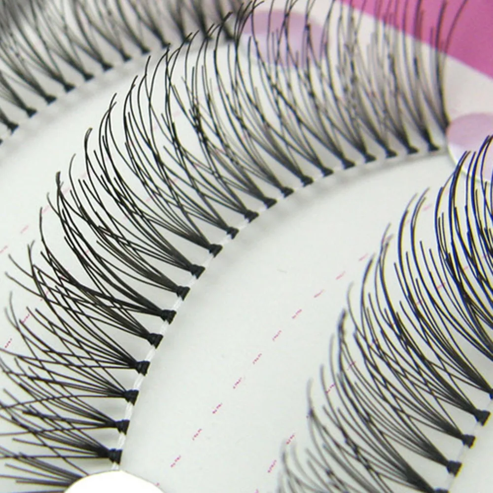 10 Pairs/ HS 7 set False Eyelashes Messy Cross Thick Natural Fake Eye