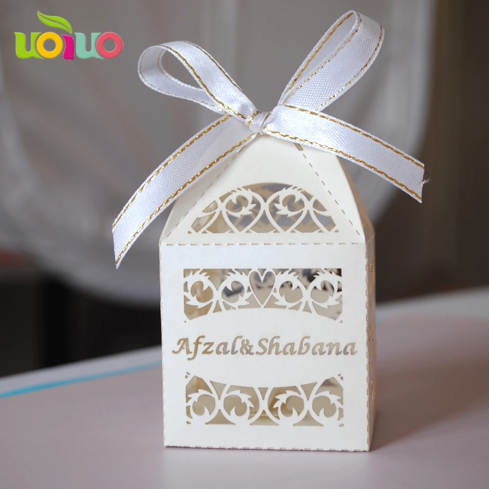 Caja de boda con corte láser blanco personalizado, Diseño Popular -  AliExpress, image size:1000x1000