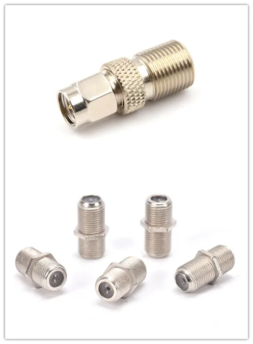 

10 Pack F Type Coupler Adapter Connector Female F/F Jack RG6 Coax Coaxial Cable High quality /1pcs SMA RF Coax Connector Plug