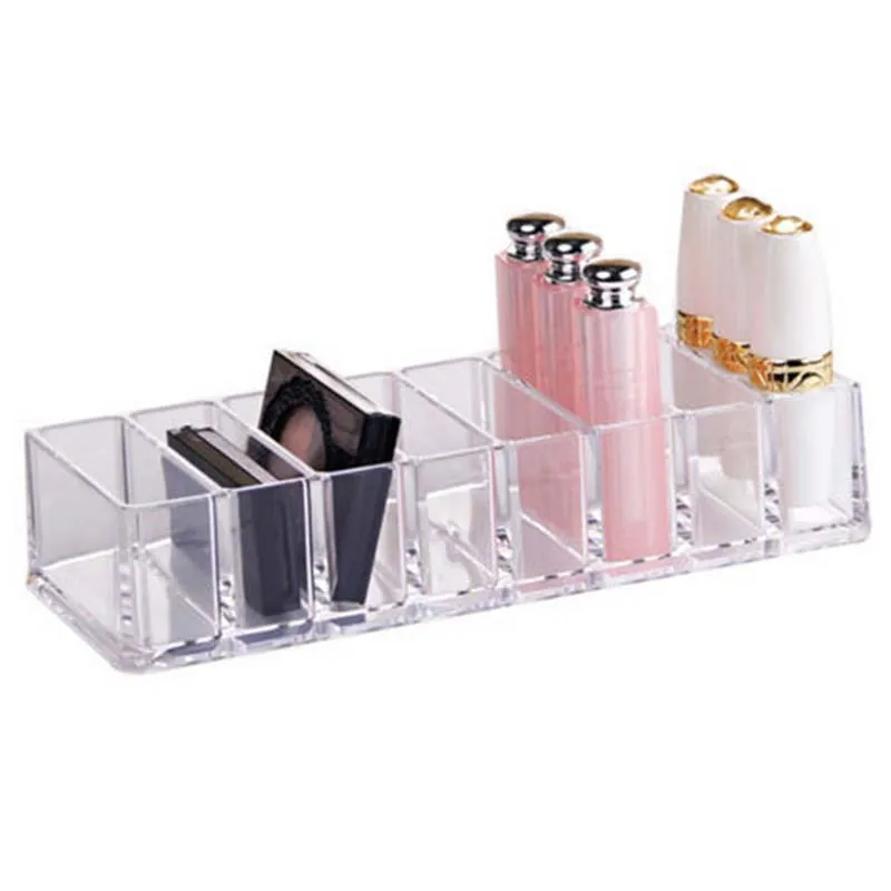 

Acrylic Eyeshadow Organizer Acrylic Lipstick Holder Cosmetic Storage Box Makeup Organizer Sundries Display Box