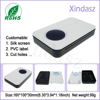 

160*100*30mm Communication network enclosure For router enclosure plastic abs network enclosure and networking plastic enclosure